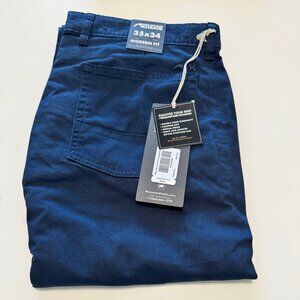 NWT Mountain Khakis Homestead Chino Navy 35x34